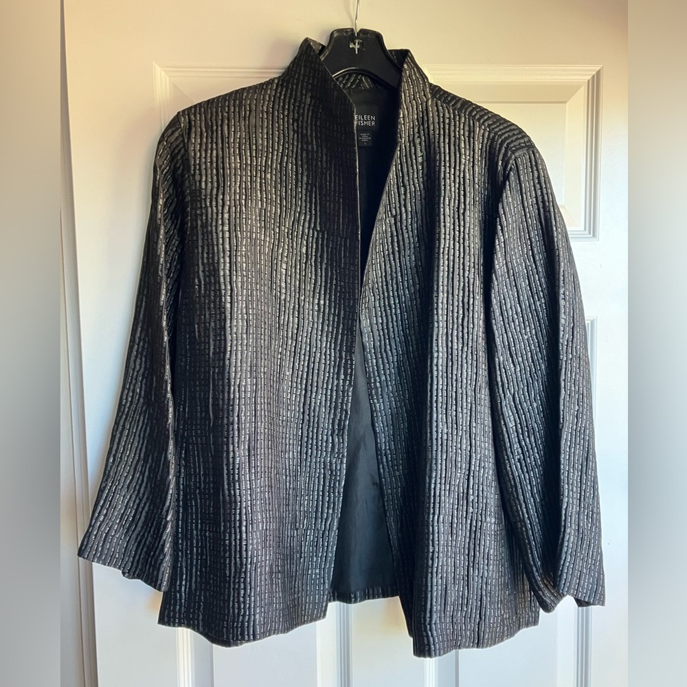 Eileen Fisher Silk Jacket - L